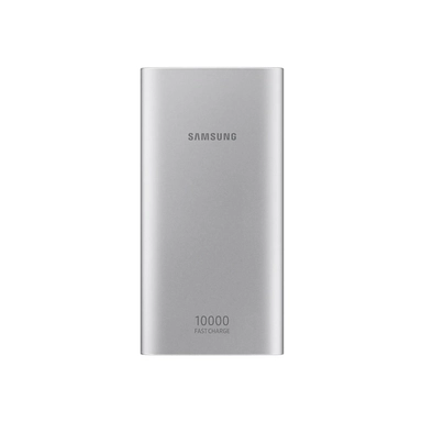 Samsung silver power bank 10000mAh with fast charge technology