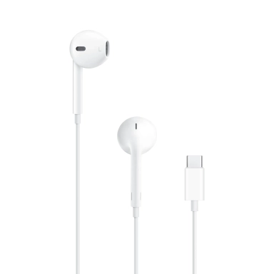 USB-C wired EarPods in white