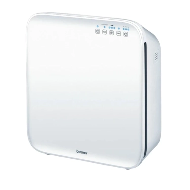 White cylindrical Westinghouse air purifier with bottom air intake vent and top control panel.