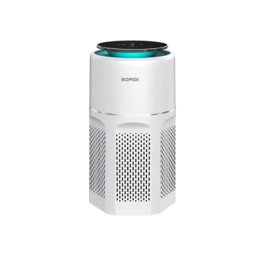 white, rectangular air purifier