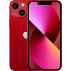 iPhone 13 red color showing front and back design