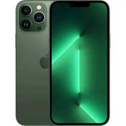 iPhone 13 Pro green color showing front and back design