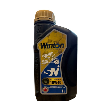 روغن موتورسیکلت وینتون مدل 10W40 SN+ JASO MB حجم 1 لیتر