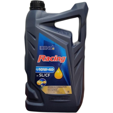 روغن موتور ایرانول مدل 10W40SAE API SL/CF Racing حجم 5 لیتر