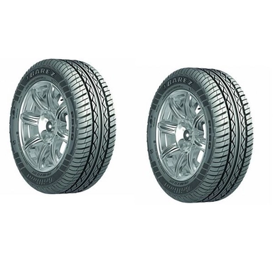 Pair of Kavir Tire Perfect tires on alloy wheels, size 185/65 R 14.