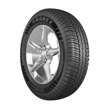 Pair of Barezz Premium Grip G810 tires on chrome alloy wheels, size 185/65 R 15.