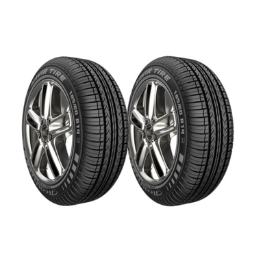 Pair of Kavir Tire Special tires on alloy wheels, size $175/60$ R $13$.