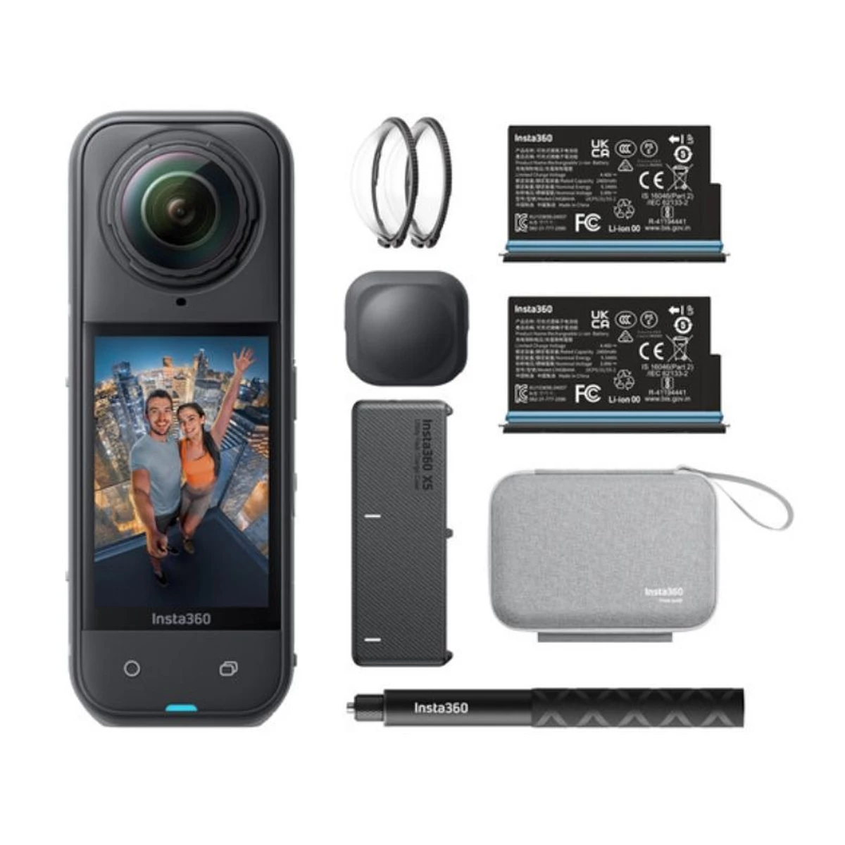 دوربین فیلم برداری اینستا 360 مدل X5 360 Action Camera Essentials Bundle-small-image