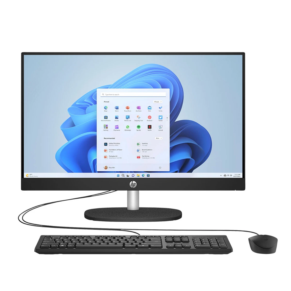 کامپیوتر All in One اچ پی 23.8 اینچی مدل CR1079nh Core Ultra 7 155U 16GB 512GB-small-image