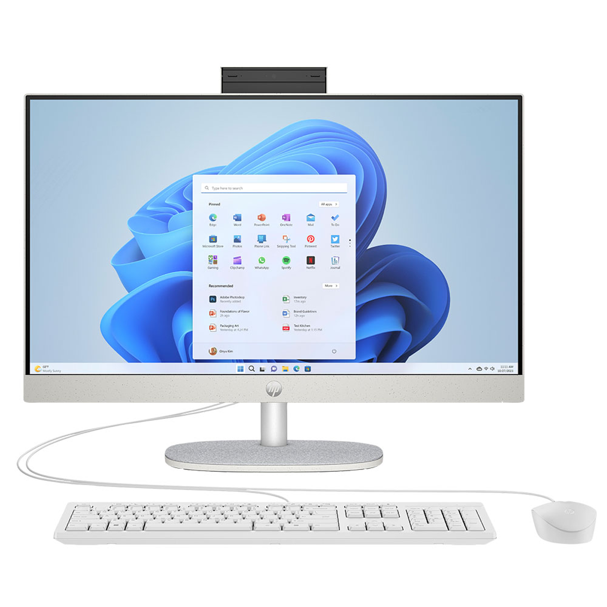 کامپیوتر All in One اچ پی 23.8 اینچی مدل CR1090nh Core Ultra 5 125U 8GB 512GB-small-image