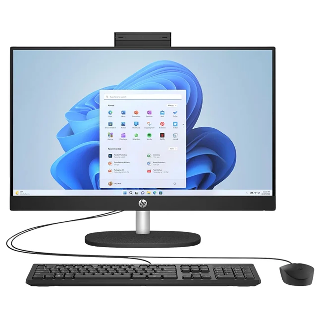 کامپیوتر All in One اچ پی 23.8 اینچی مدل CR1091nh Core Ultra 5 125U 8GB 512GB-small-image
