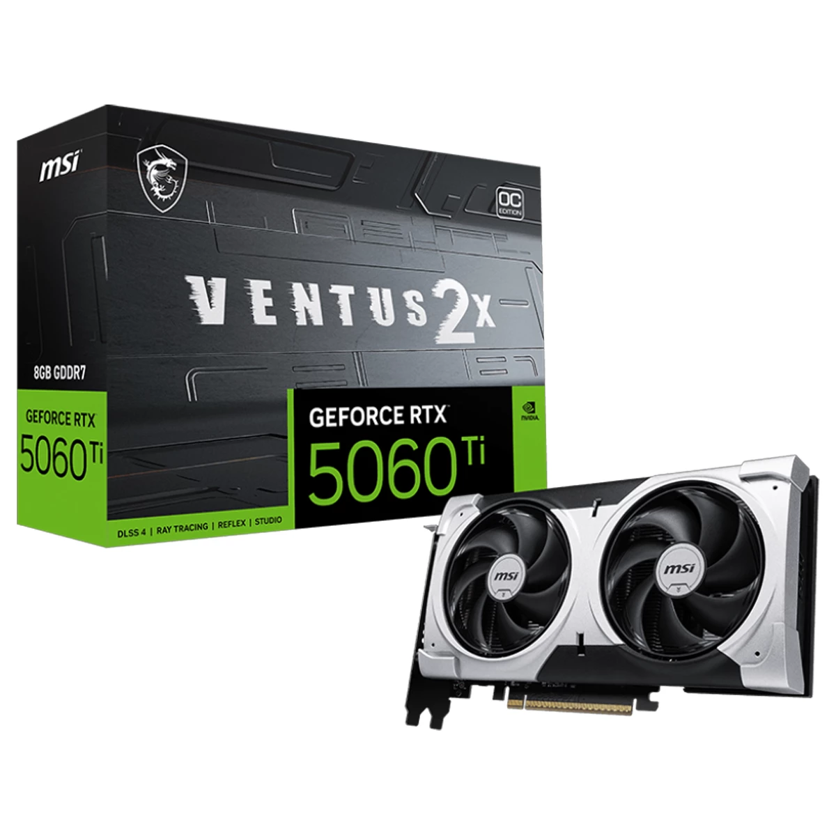 کارت گرافیک ام اس آی مدل MSI RTX 5060 Ti 8G Ventus 2X OC Plus-small-image