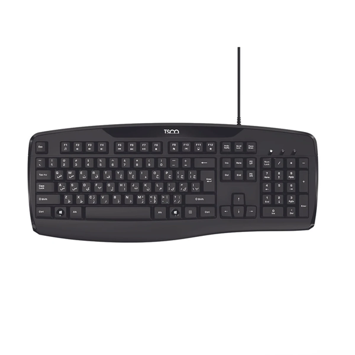 کیبورد با سیم تسکو مدل TK 8043-small-image