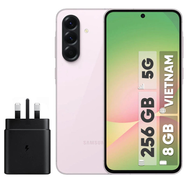 گوشی موبایل سامسونگ مدل Galaxy A56 دو سیم کارت ظرفیت 256 گیگابایت و رم 8 گیگابایت نسخه ویتنام به همراه شارژر 45 وات سامسونگ