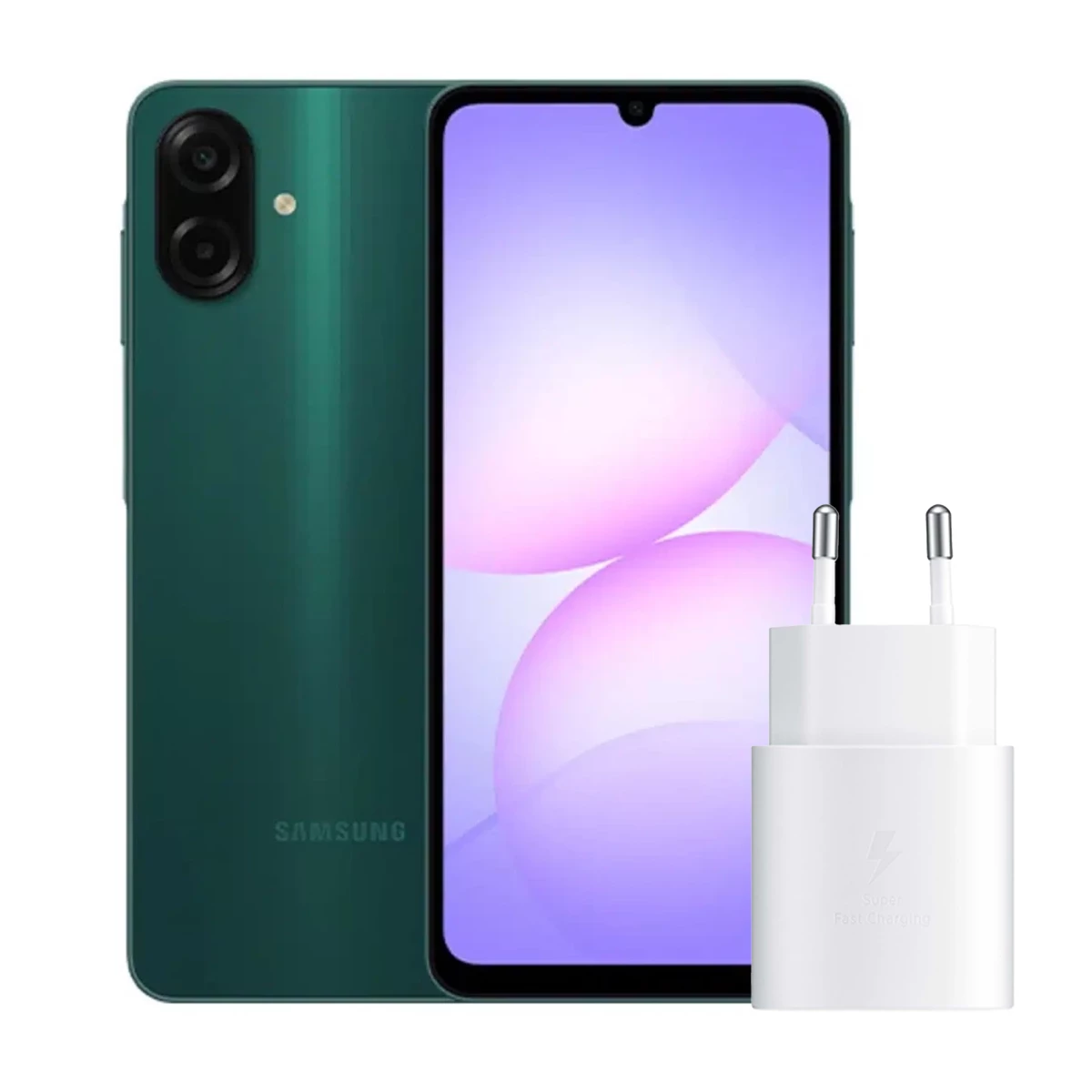 گوشی موبايل سامسونگ مدل Galaxy A07 4G ظرفیت 128 گیگابایت رم 4 گیگابایت همراه با شارژر-small-image