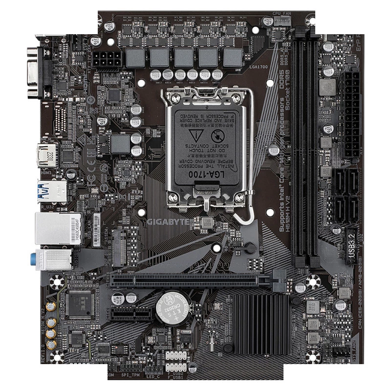 مادربرد گیگابایت مدل H610M H V2 rev. 1.0