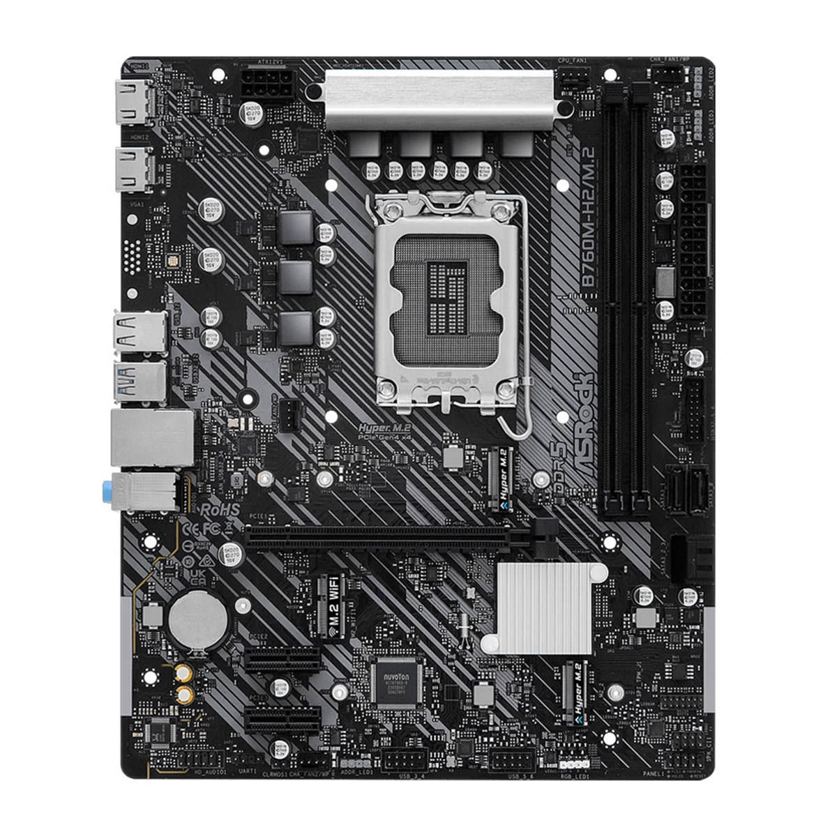 مادربرد ازراک مدل B760M-H2/M.2 D5-small-image