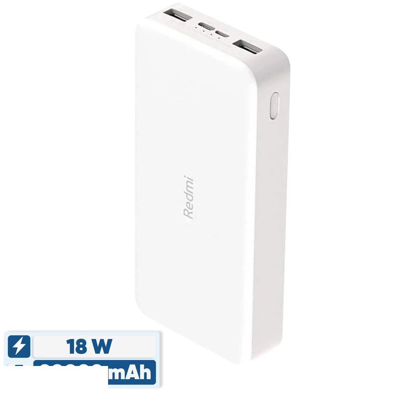پاوربانک 18 وات شیائومی مدل Redmi PB200LZM ظرفیت 20000 میلی آمپر ساعت
