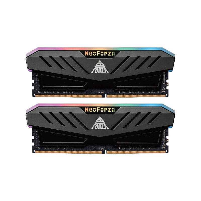 رم دسکتاپ DDR4 دو کاناله 3200 مگاهرتز CL16 نئو فورزا مدل MARS RGB ظرفیت 32 گیگابایت