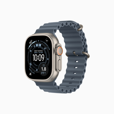 ساعت هوشمند اپل مدل Ultra 3 Natural Titanium Case Ocean Band 49mm
