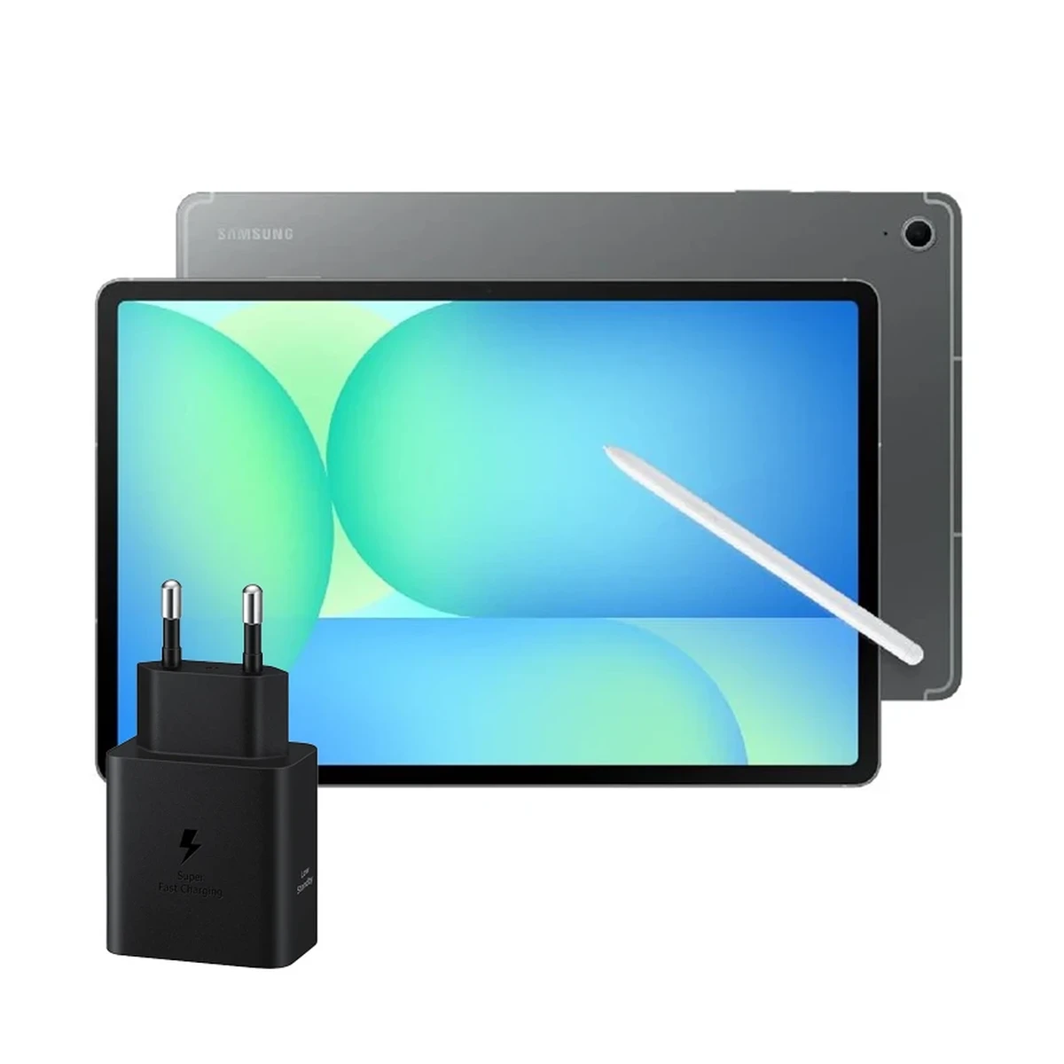 تبلت سامسونگ مدل Galaxy Tab S10 FE Plus 5G (SM-X626) ظرفیت 256 گیگابایت رم 12 گیگابایت به همراه شارژر 45 وات سامسونگ-small-image