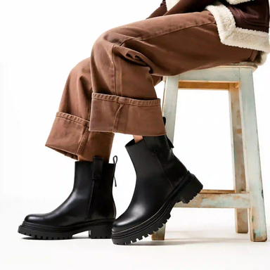 نیم بوت زنانه رز مری مدل Rosse merry Flat Ankle Boots SH6104