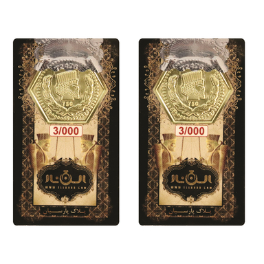 سکه گرمی پارسیان الن نار مدل EL2000 وزن 6 گرم - 2 عدد سکه 3 گرمی