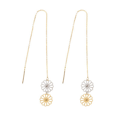 گوشواره طلا 18 عیار زنانه زرمان مدل ZME0802