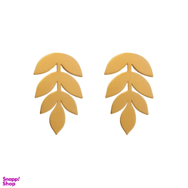گوشواره طلا 18 عیار زنانه طرح گندم کد pm03