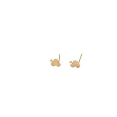گوشواره طلا 18 عیار زنانه پانسی مدل گشنیز کد Gh010