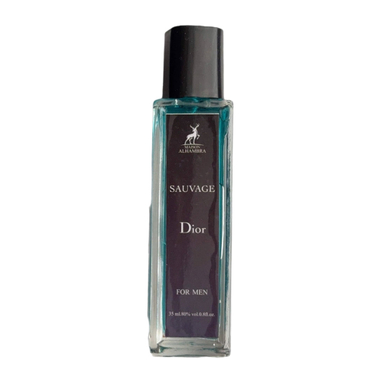ادوپرفیوم مردانه الحمبرا مدل Sauvage Dior حجم 35 میلی لیتر