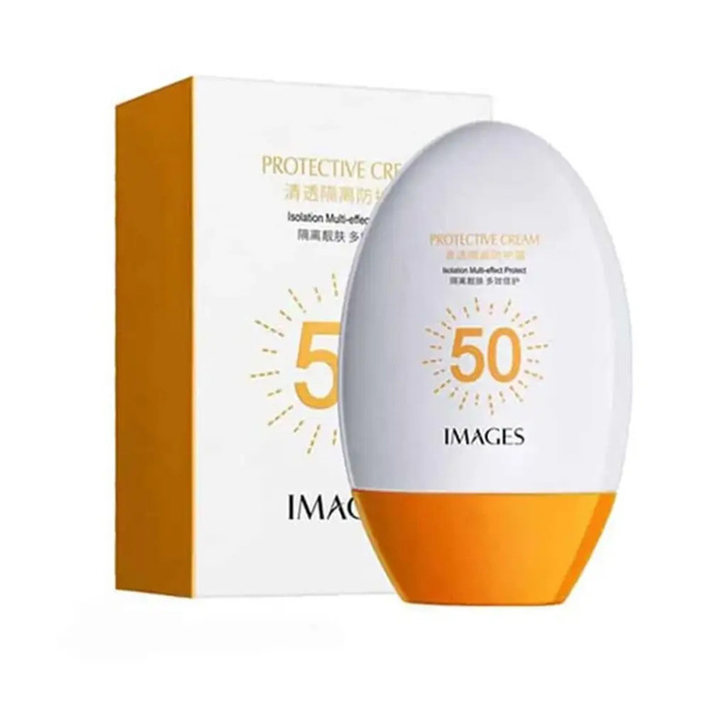 کرم ضد آفتاب بی رنگ ایمجز SPF 50 مدل PROTECTIVE وزن 45 گرم