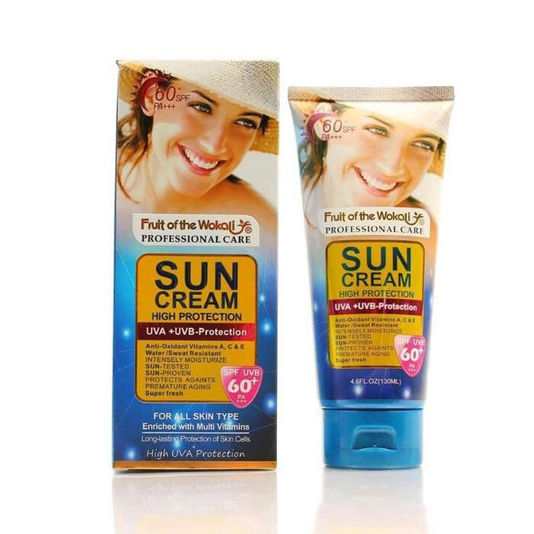 کرم ضد آفتاب بی رنگ ووکالی مدل SPF 60 حجم 130 میلی لیتر
