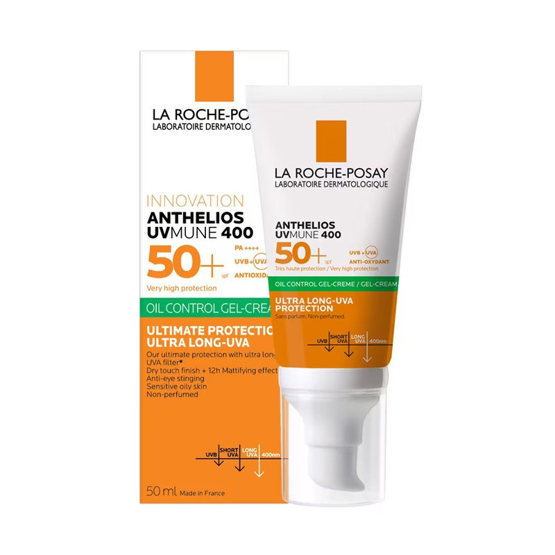 ژل کرم ضد آفتاب لاروش پوزای مدل UVMune400 OilControl حجم 50 میلی لیتر
