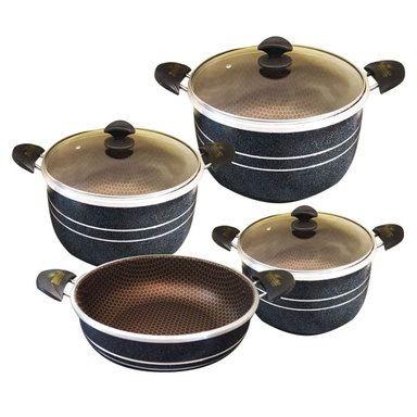 سرویس پخت و پز 7 پارچه طرح لانه زنبوری