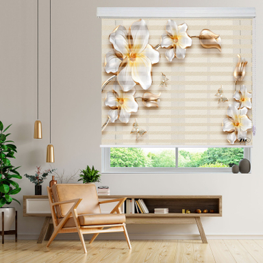 پرده زبرا زیو مدل 3D-1106 سایز 150x200 سانتی متر