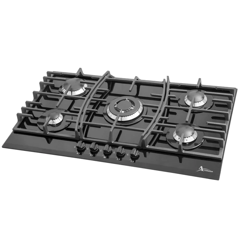اجاق گاز صفحه‌ای 5 شعله اخوان مدل V25-small-image
