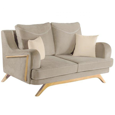مبل راحتی 2 نفره چشمه نور کد MA-403/2-KH-CR