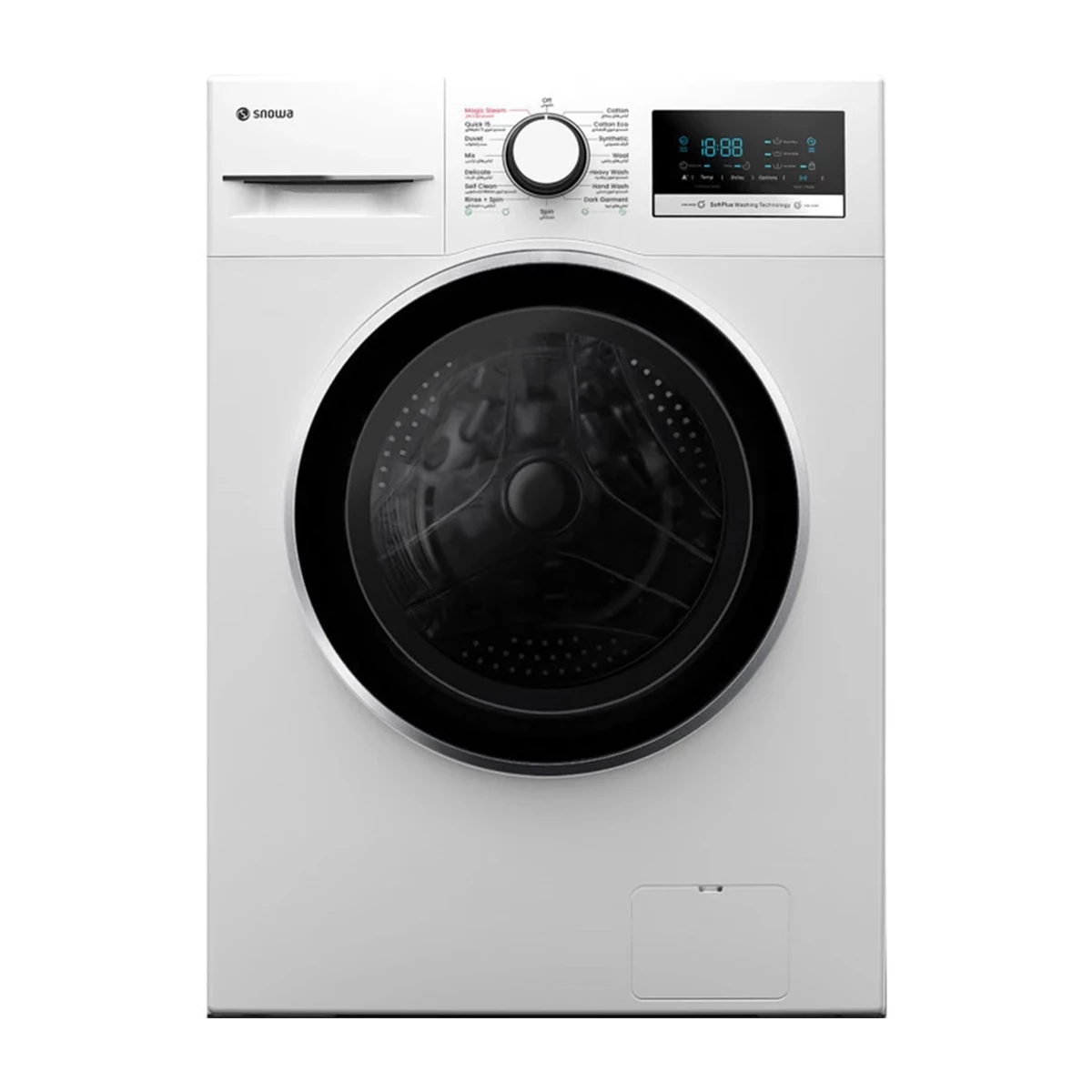 ماشین لباسشویی اسنوا 7 کیلویی سری هارمونی اسليم مدل SWM-A70S-small-image