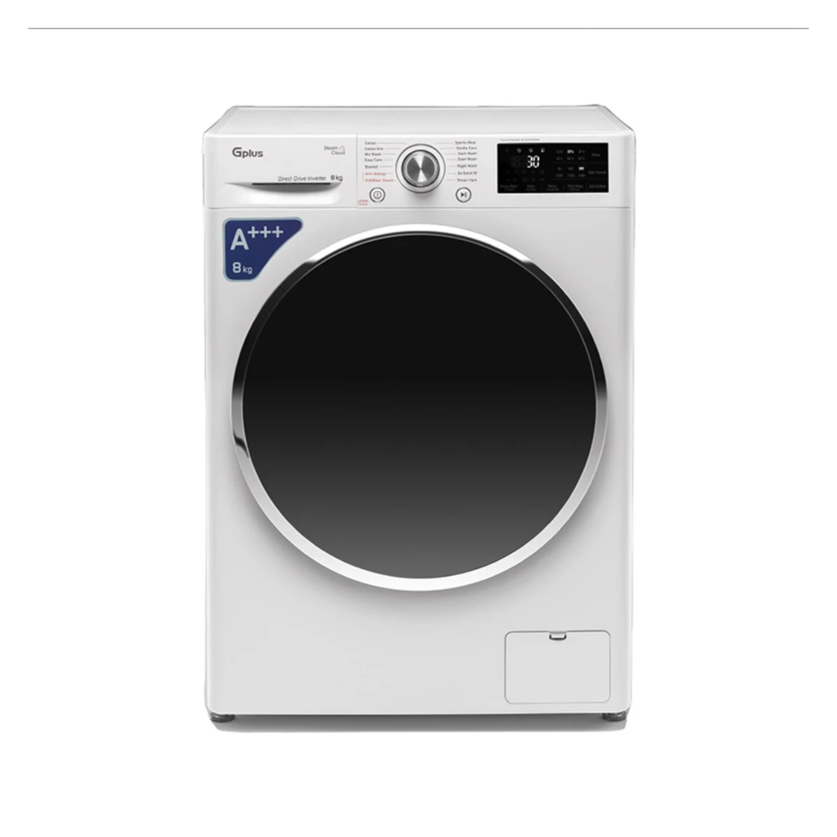 ماشین لباسشویی جی پلاس 8 کیلویی مدل GWM-R808W-small-image
