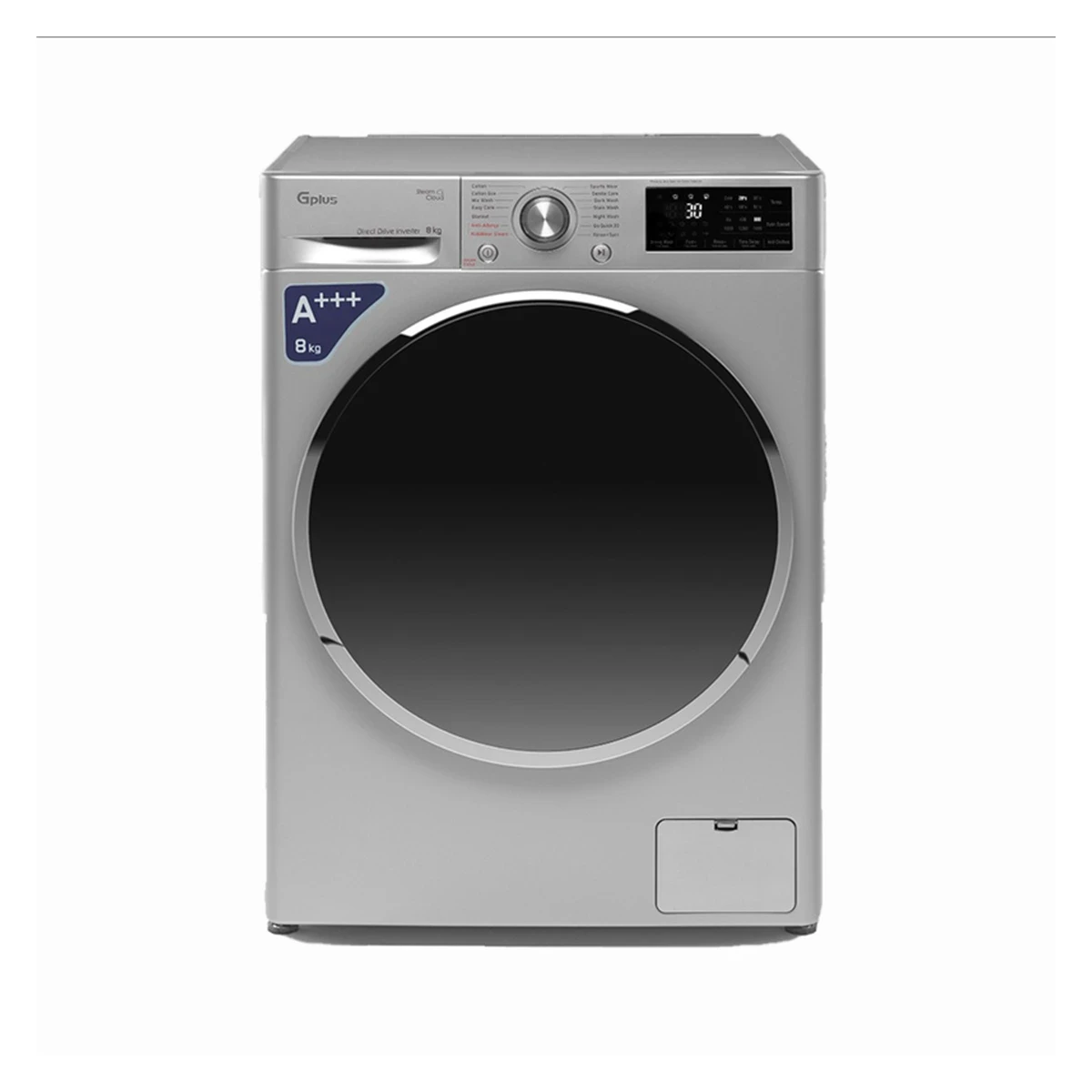 ماشین لباسشویی جی پلاس 8 کیلویی مدل GWM-R808S.N-small-image