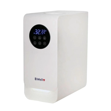 B.Well white humidifier with digital display and touch control panel