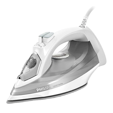 Philips white and gray steam iron from the 5000 Series