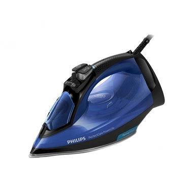 Blue Philips steam iron with sleek modern design