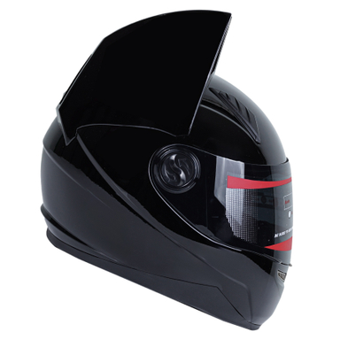 کلاه کاسکت خرگوشی نیترنیوس مدل +FF-319 رنگ مشکی براق به همراه کاور