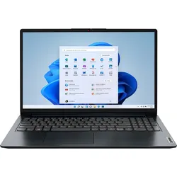 Lenovo laptop with Windows 11 start menu on screen