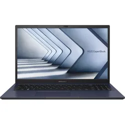 Asus ExpertBook laptop with geometric background on screen