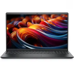 Dell Inspiron laptop with vibrant display and slim black body