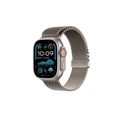 Apple Ultra 2 Natural Titanium Case Milanese Loop 49mm Smart Watch