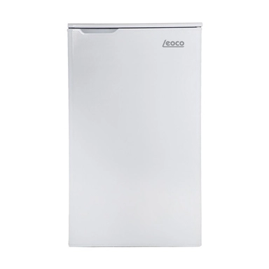 Compact white single door refrigerator with minimalist design